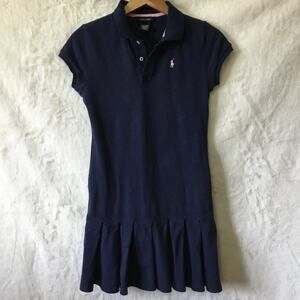 Ralph Lauren Navy Girl Polo Dress